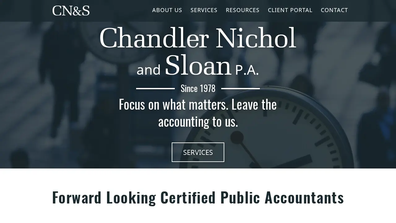 Chandler Nichol & Sloan, P.A., Certified Public Accountants