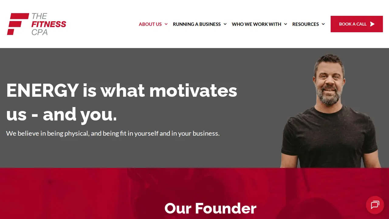 The Fitness CPA page