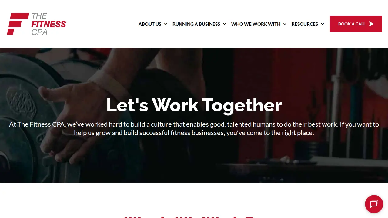The Fitness CPA page
