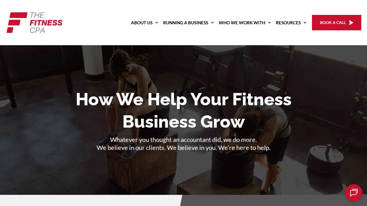 The Fitness CPA page