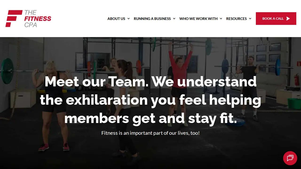 The Fitness CPA page