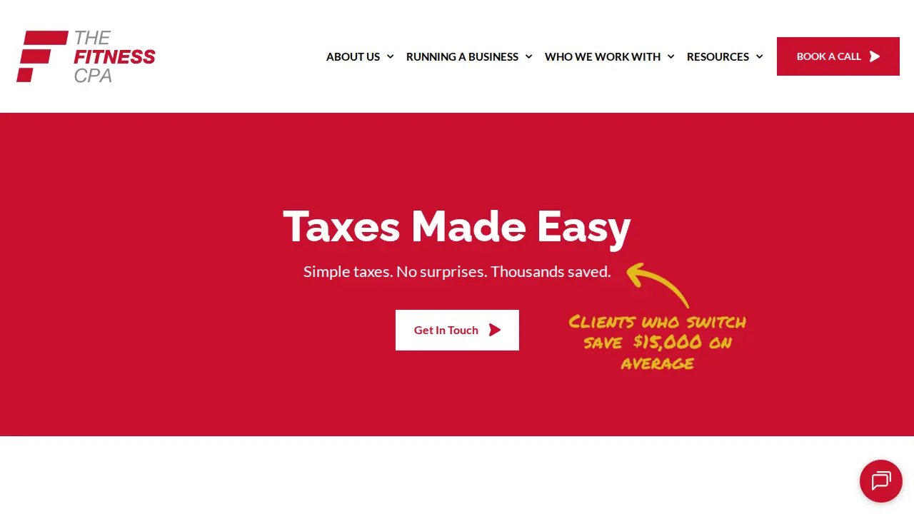 The Fitness CPA page