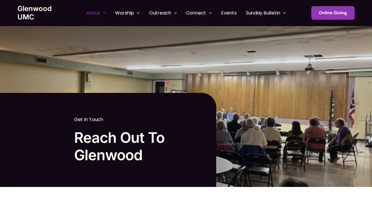 Glenwood United Methodist Church page