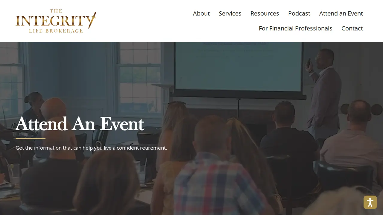 The Integrity Life Brokerage page