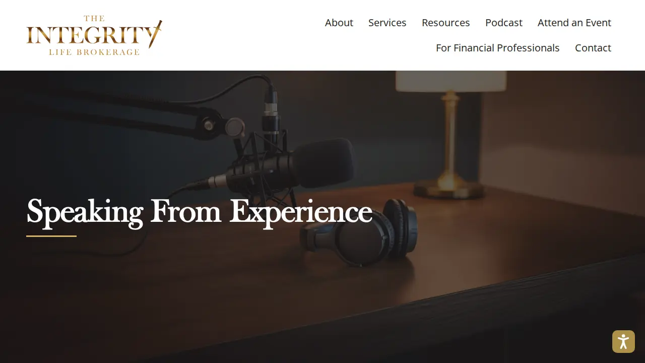 The Integrity Life Brokerage page