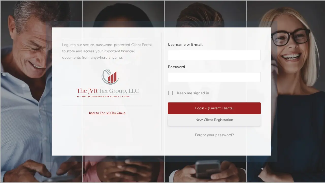 THE JVR TAX GROUP LLC page