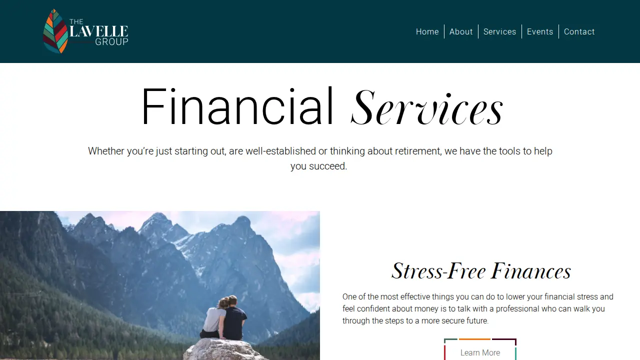 The Lavelle Group - Five Rings Financial page
