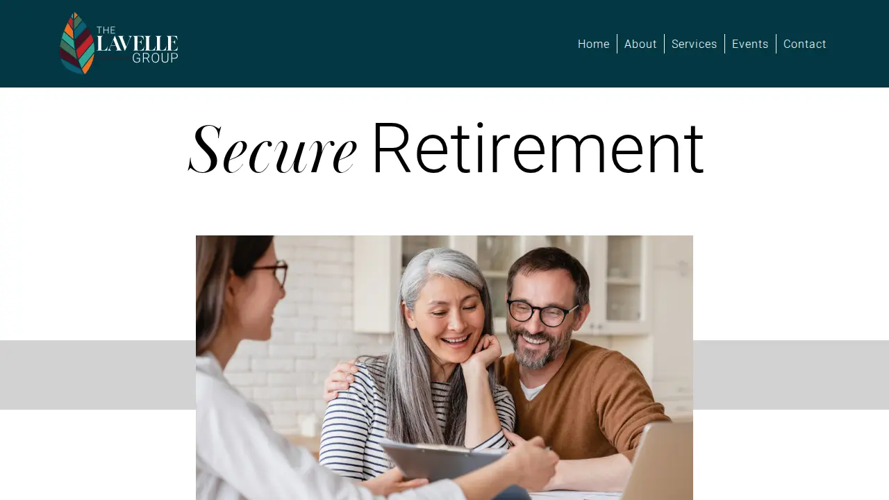 The Lavelle Group - Five Rings Financial page