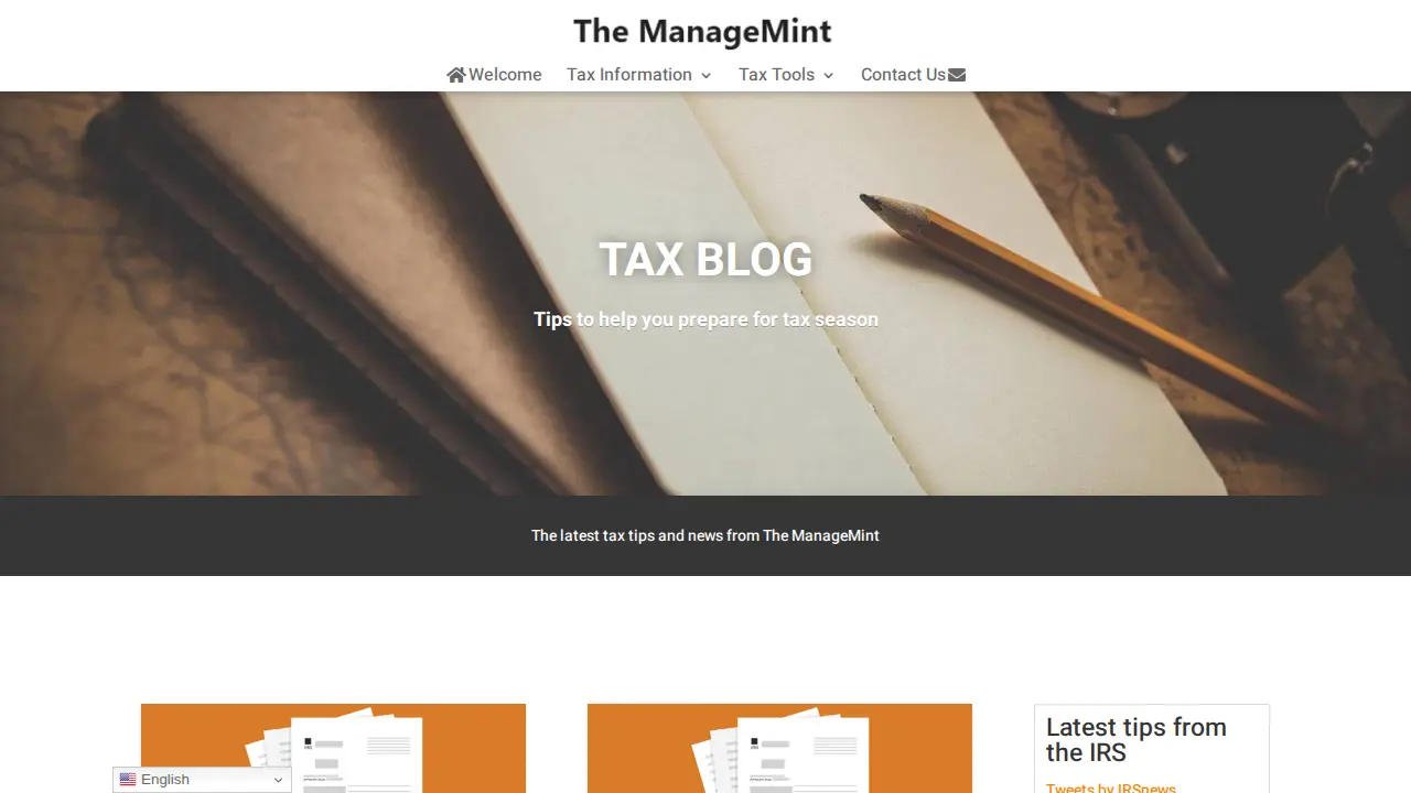 The Manage-Mint page