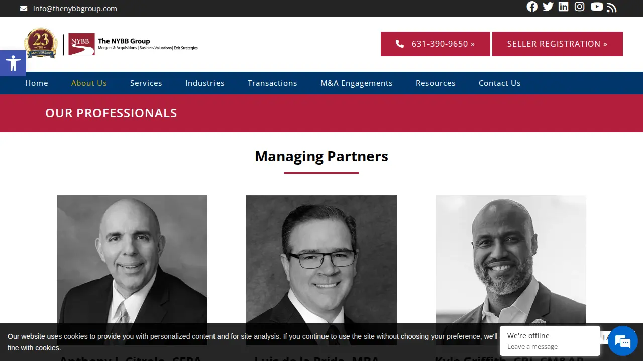 The NYBB Group page