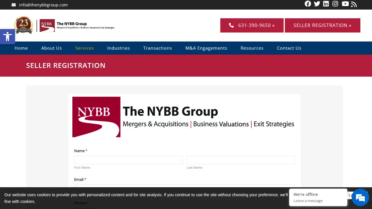 The NYBB Group page