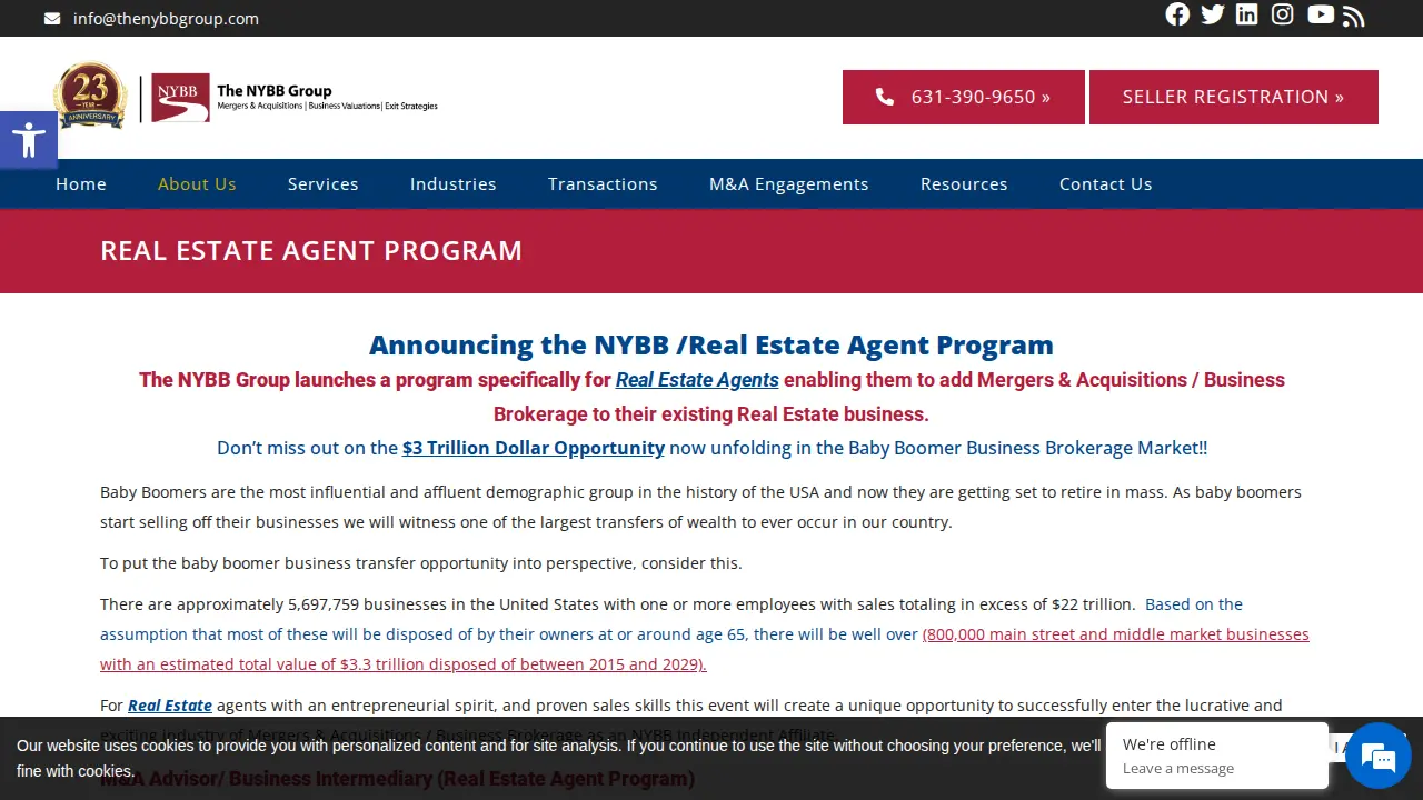 The NYBB Group page