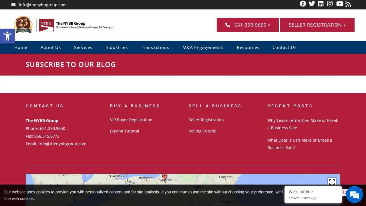 The NYBB Group page