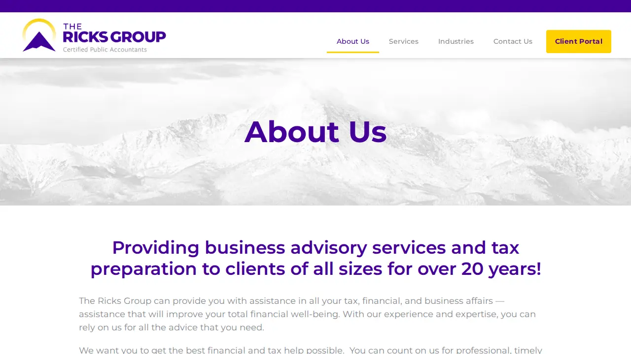 The Ricks Group page