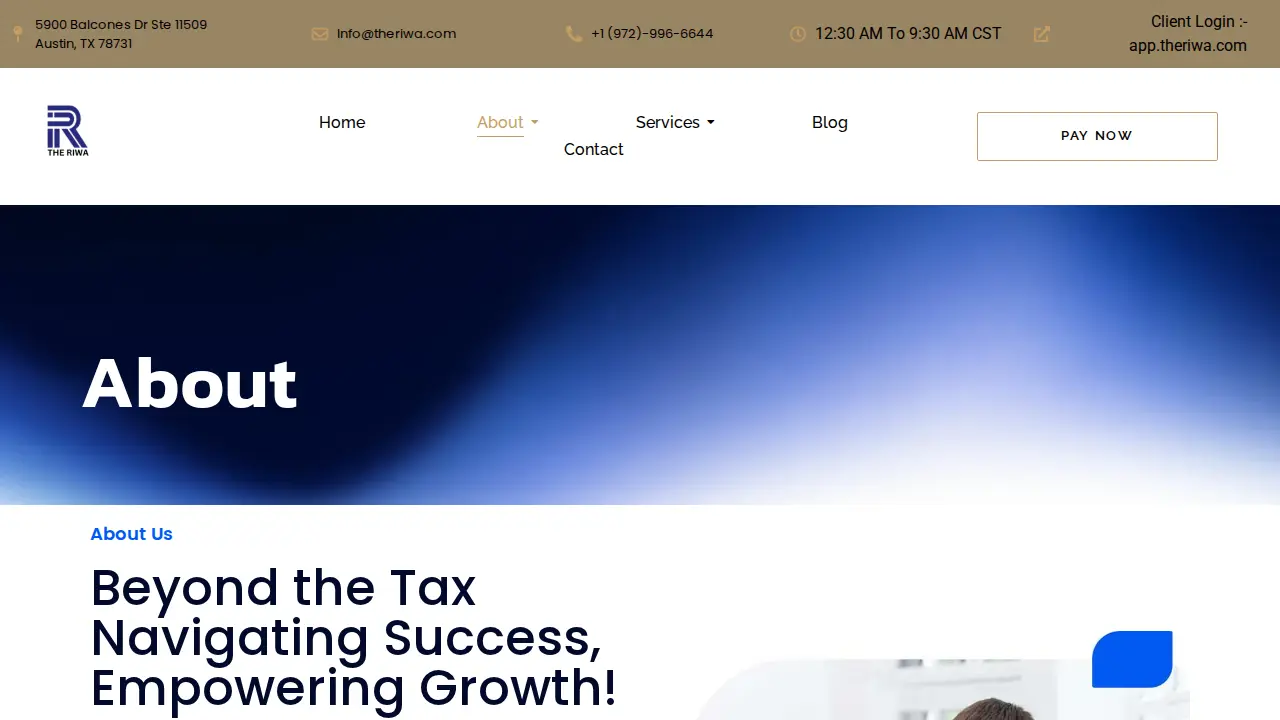 THE RIWA INC page