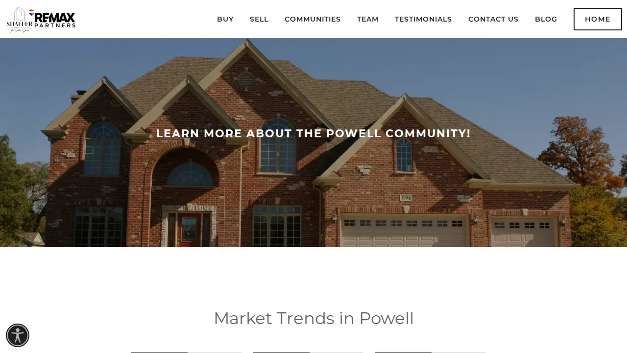 The Shaffer Group Real Estate Agents Central Ohio page