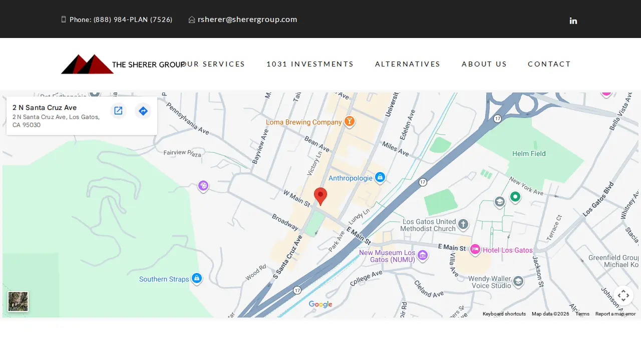 Sherer Group LLC page