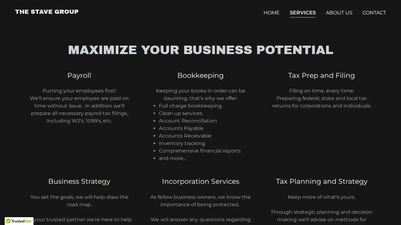 The Stave Group page