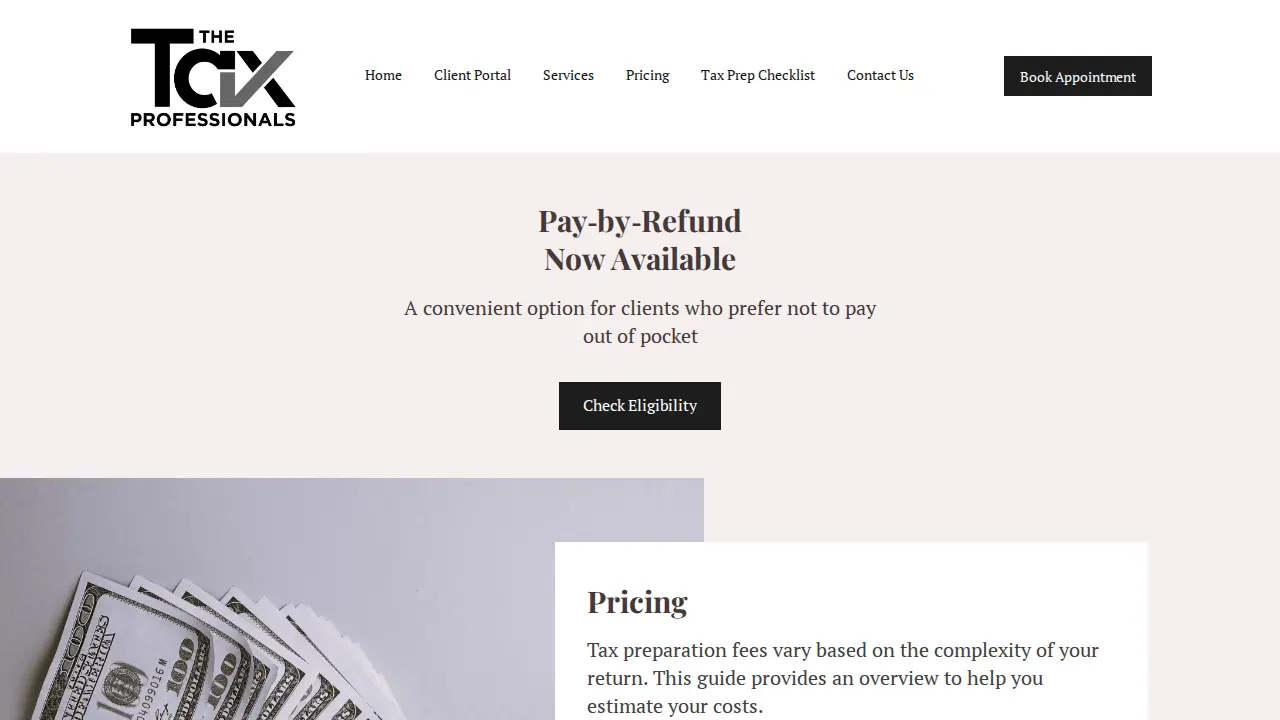 The Tax Professionals LLC page