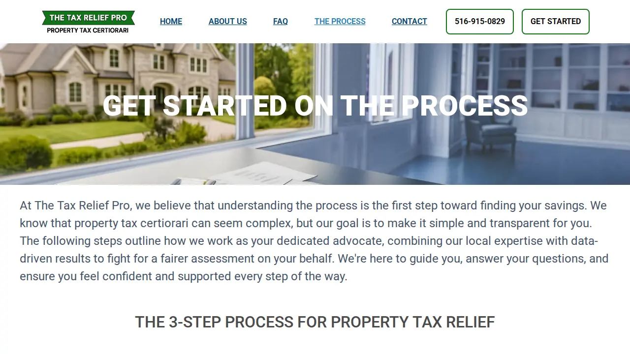 The Tax Relief Pro page