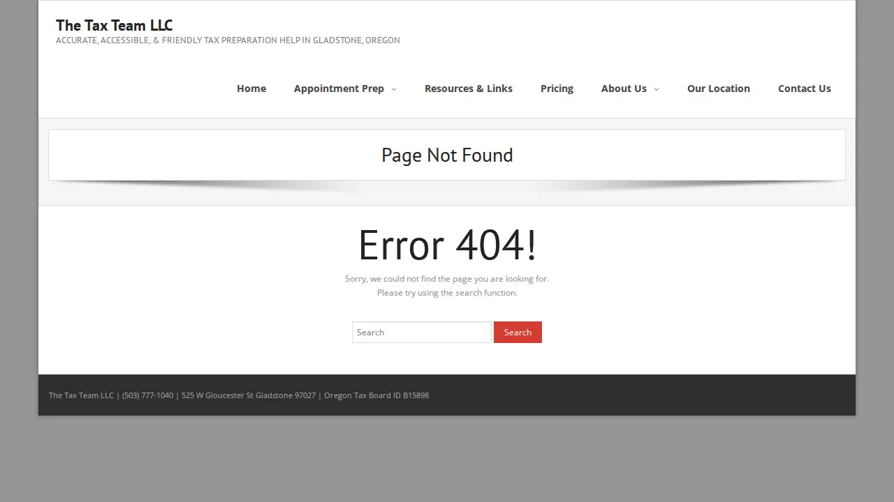 The Tax Team LLC page