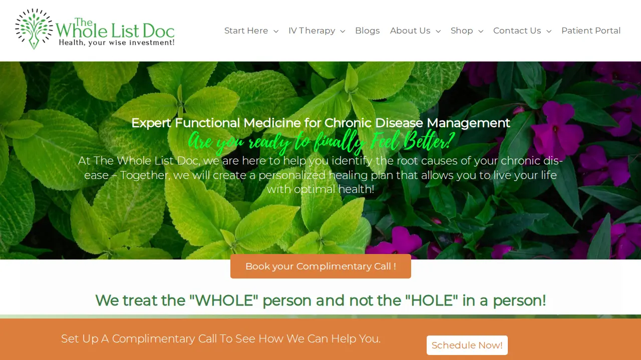 The Whole List Doc | Functional Medicine | IV Therapy | Columbus OH website