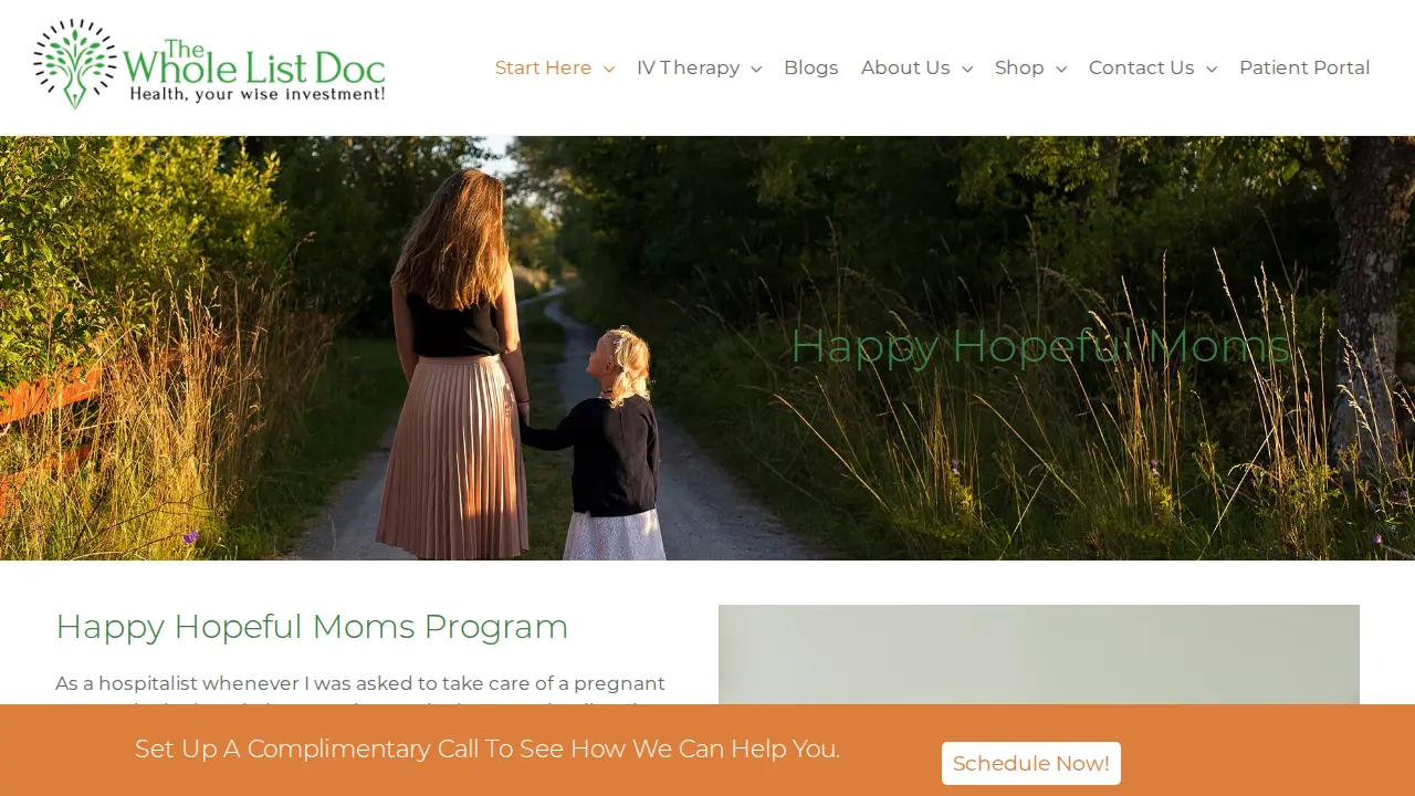 The Whole List Doc | Functional Medicine | IV Therapy | Columbus OH page