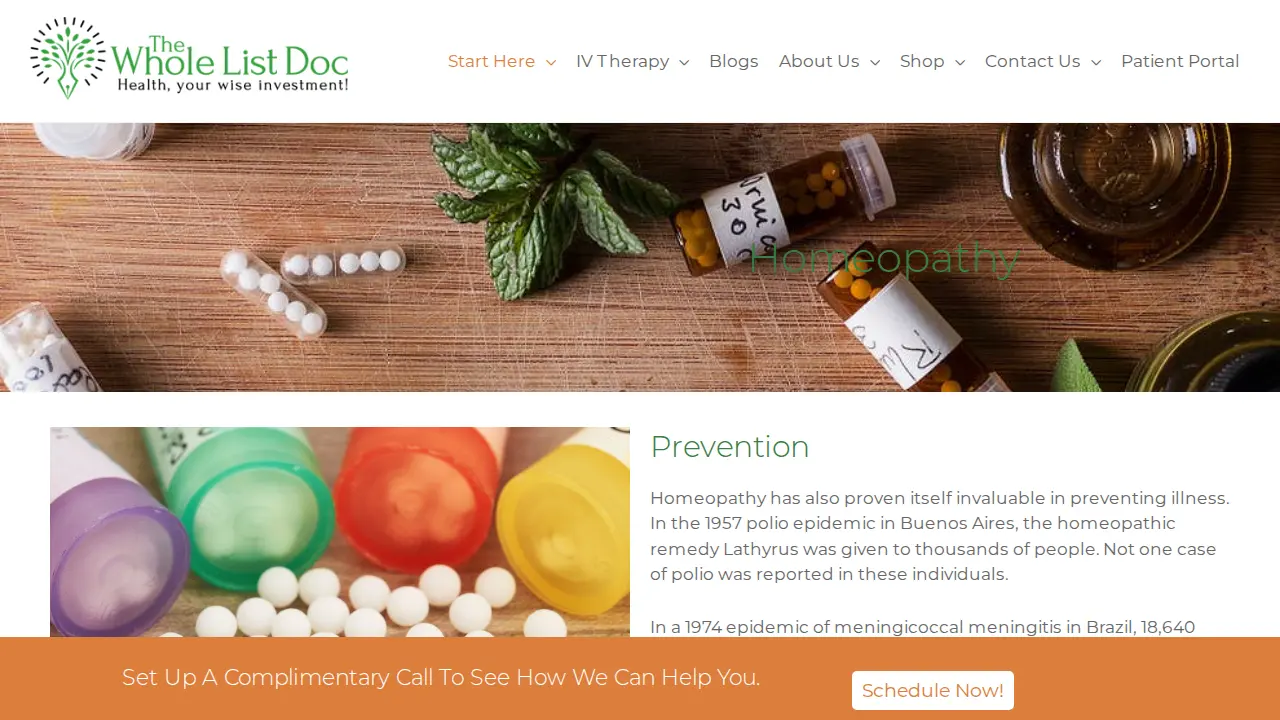 The Whole List Doc | Functional Medicine | IV Therapy | Columbus OH page