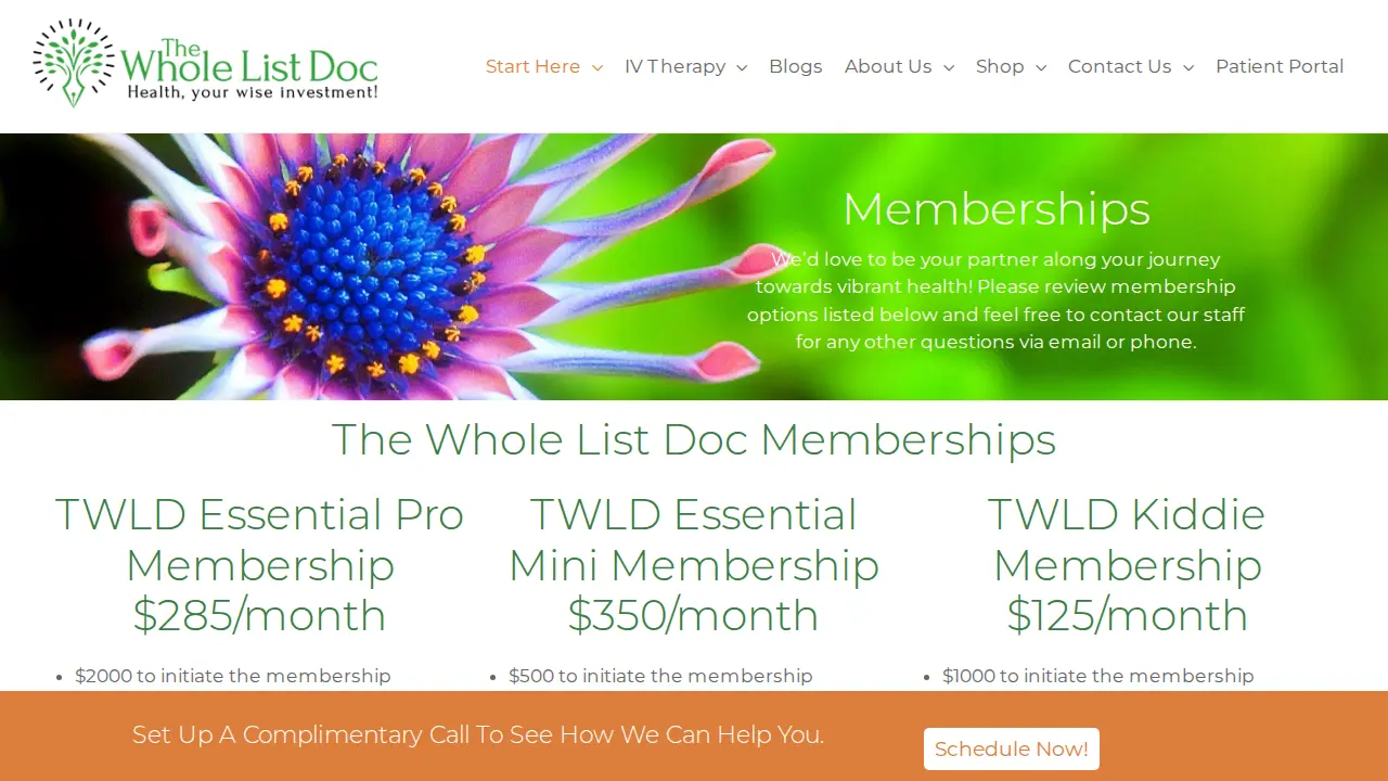 The Whole List Doc | Functional Medicine | IV Therapy | Columbus OH page