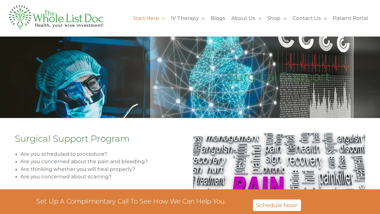 The Whole List Doc | Functional Medicine | IV Therapy | Columbus OH page