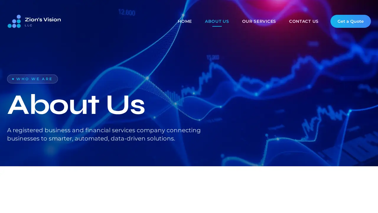 Zion’s Vision page