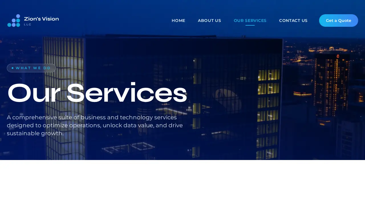 Zion’s Vision page