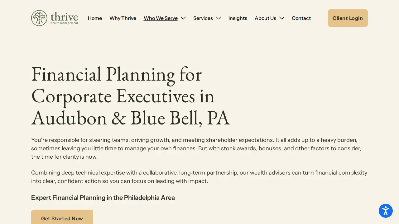 Thrive Wealth Management, LLC page