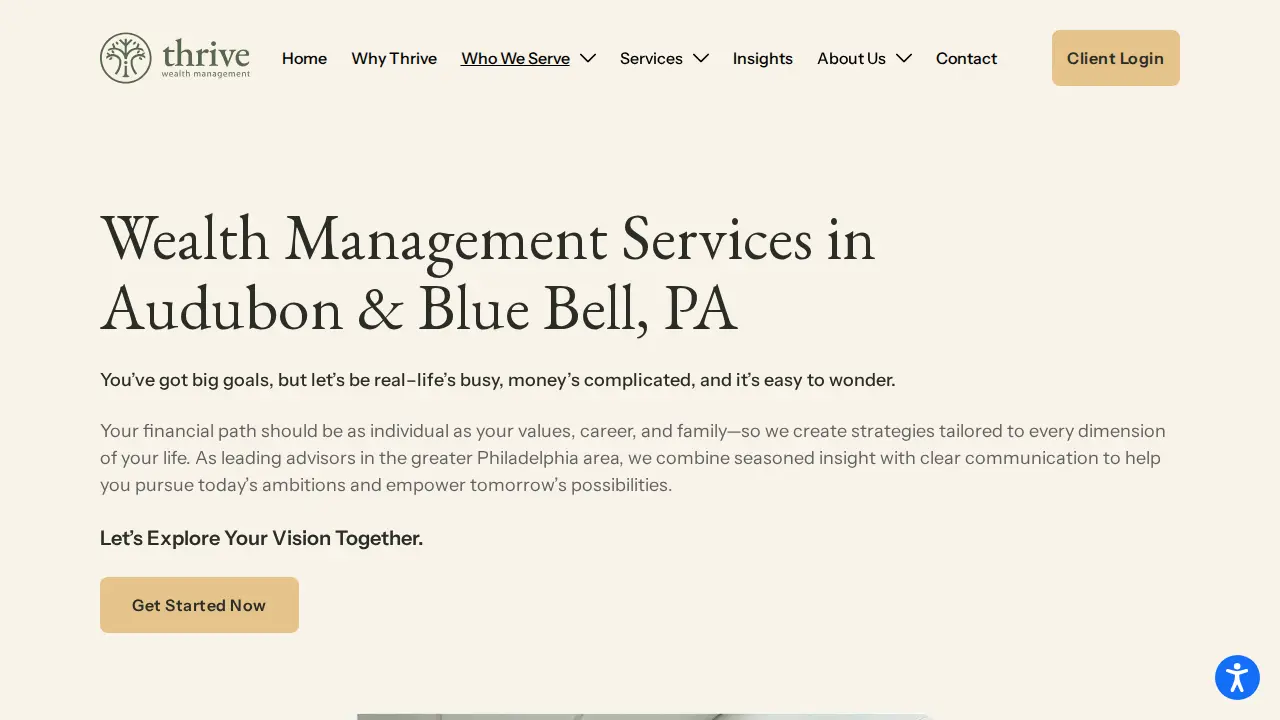 Thrive Wealth Management, LLC page