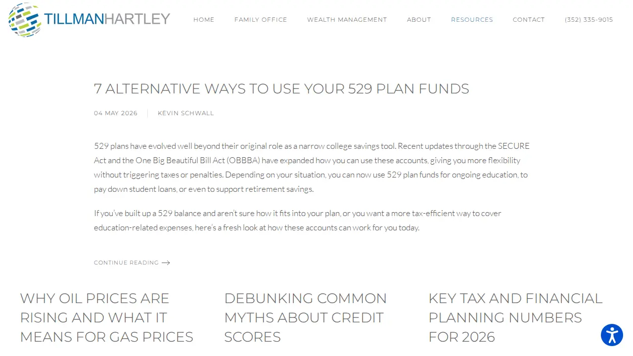 Tillman Hartley LLC page