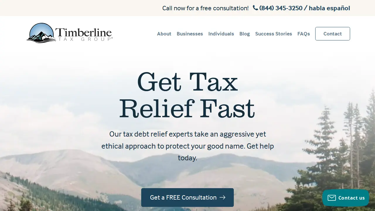 Timberline Tax Group page