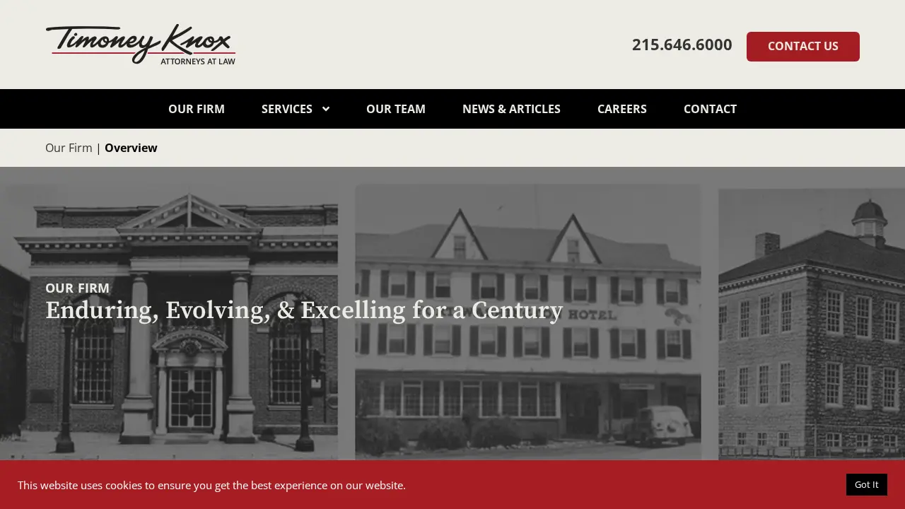 Timoney Knox Law Firm - Wayne PA page