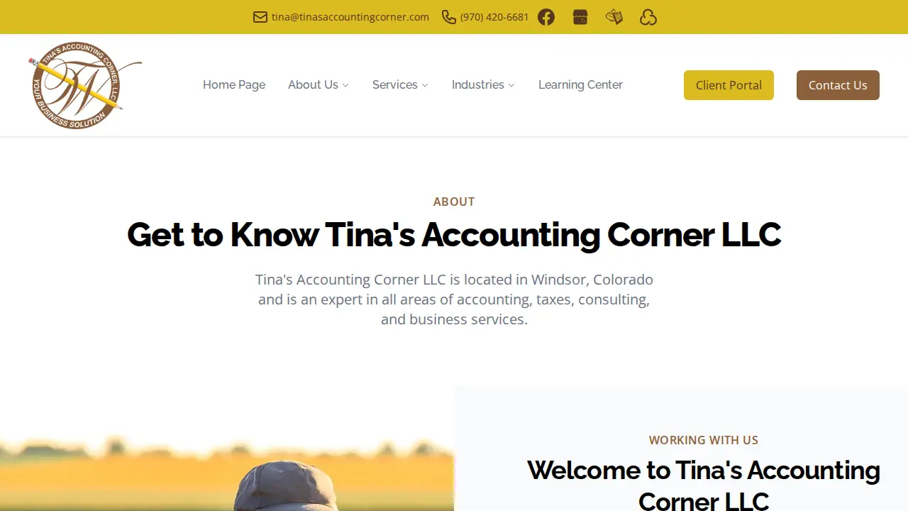Tina's Accounting Corner LLC page