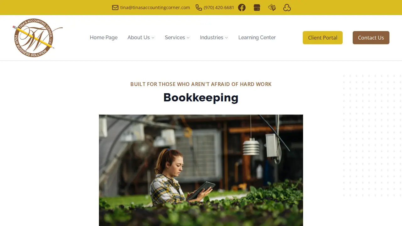 Tina's Accounting Corner LLC page