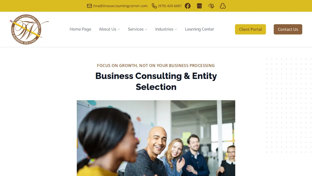 Tina's Accounting Corner LLC page