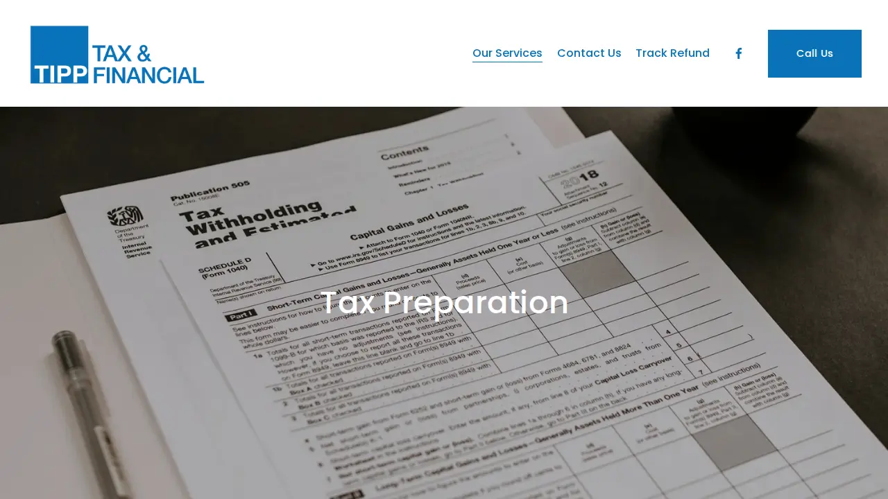 Tipp Tax & Financial page