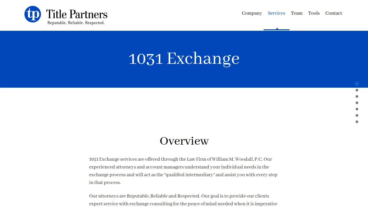 Title Partners, LLC - Grapevine page