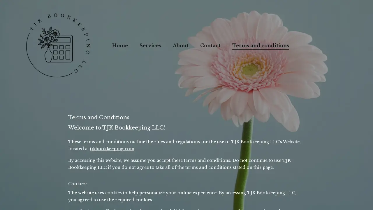 TJK Bookkeeping LLC page