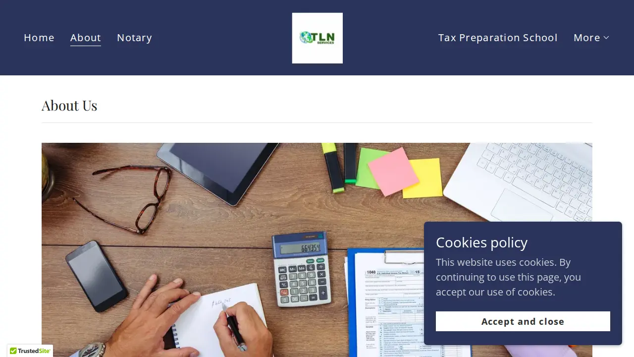 TLN Services page