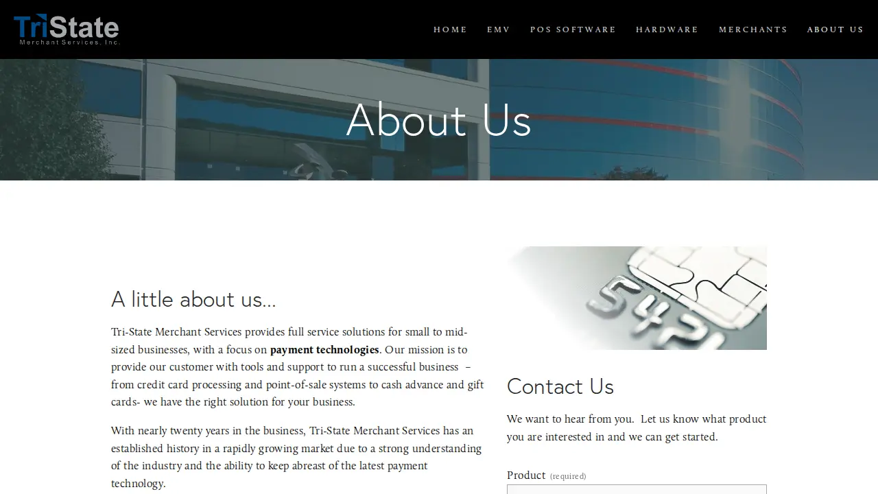 Tri-State Merchant Services Inc. page