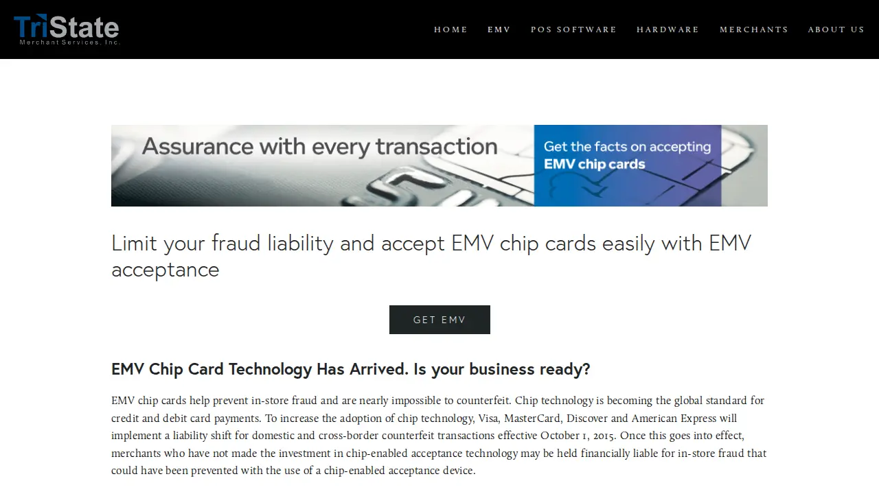 Tri-State Merchant Services Inc. page