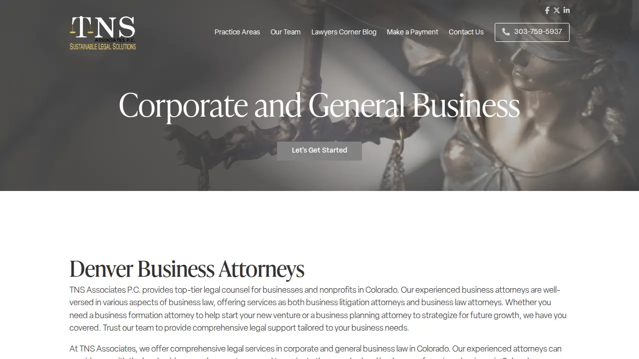 TNS Associates, P.C. page