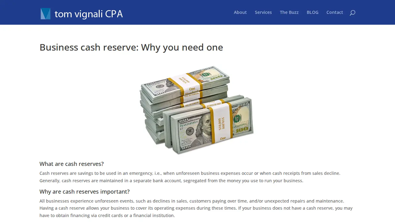 Tom Vignali CPA page