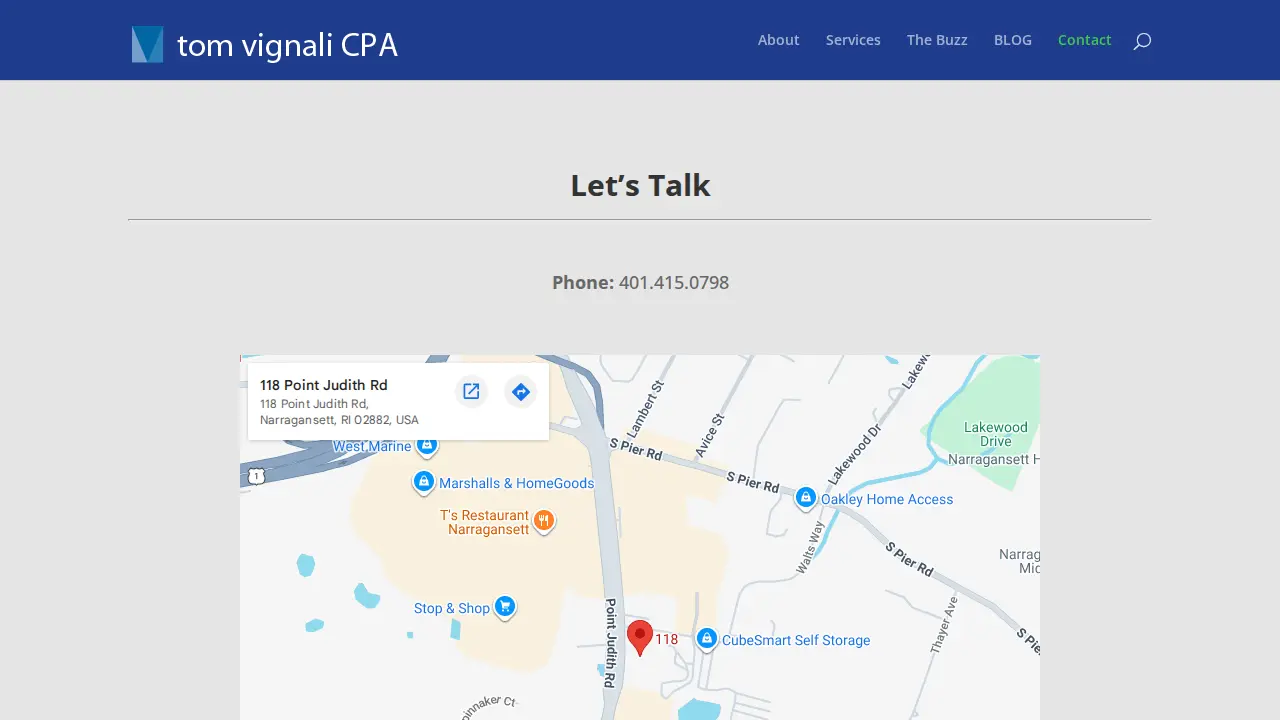 Tom Vignali CPA page