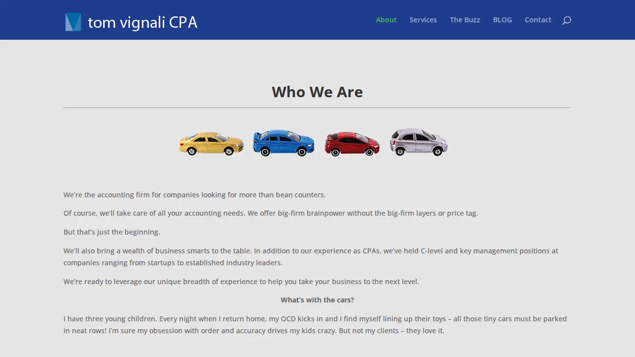 Tom Vignali CPA page